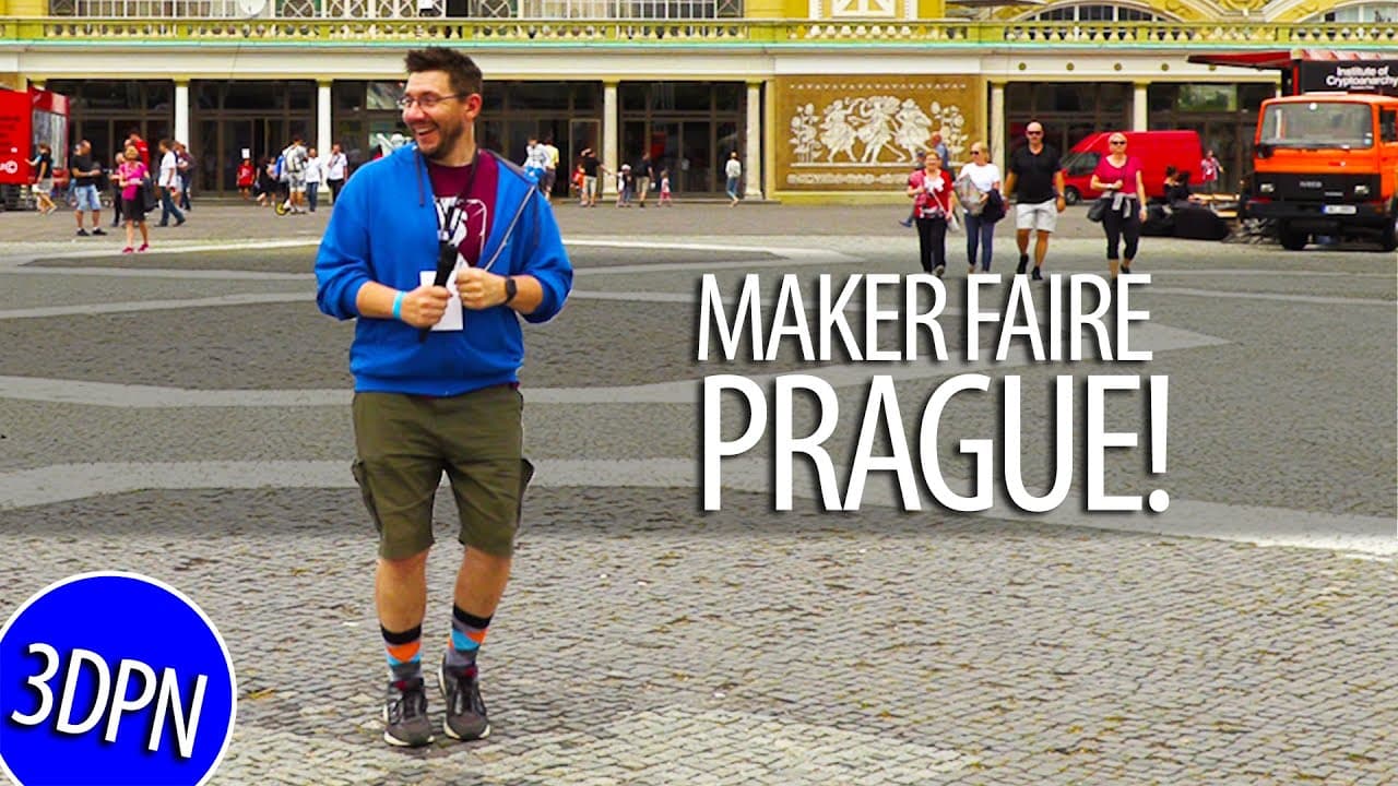 3D Printing, Glass Blowing, Epic Cosplay at Prague Maker Faire!