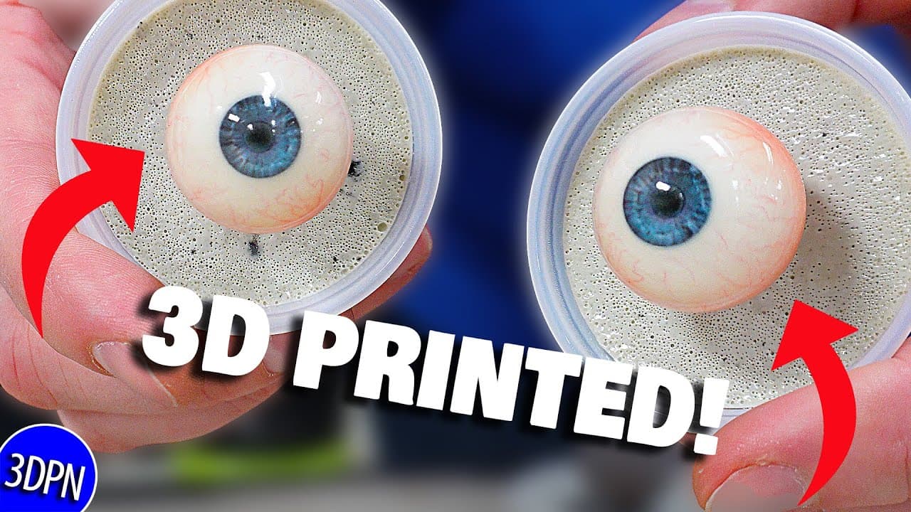 3D Printing EYEBALLS?!