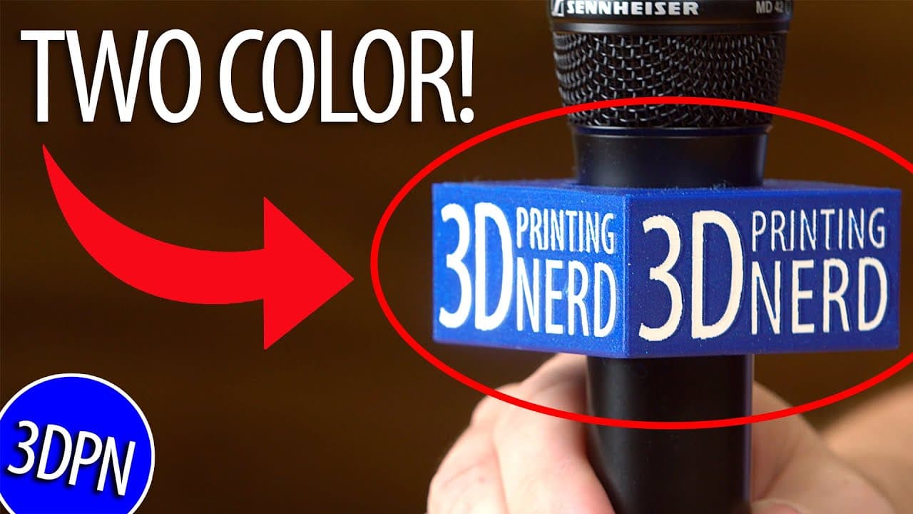 DIY Mic Flag 3D Printed! #TeamTrees