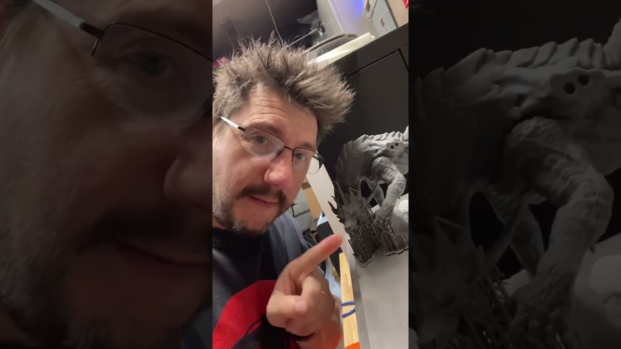 RESIN PROBLEM #3dprinting 😢