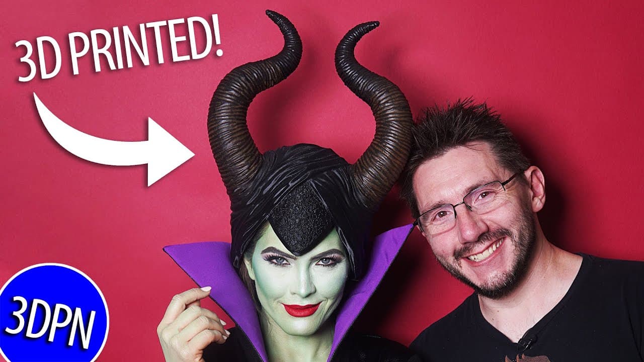 Maleficent IN REAL LIFE Thanks to 3D PRINTING! 😉
