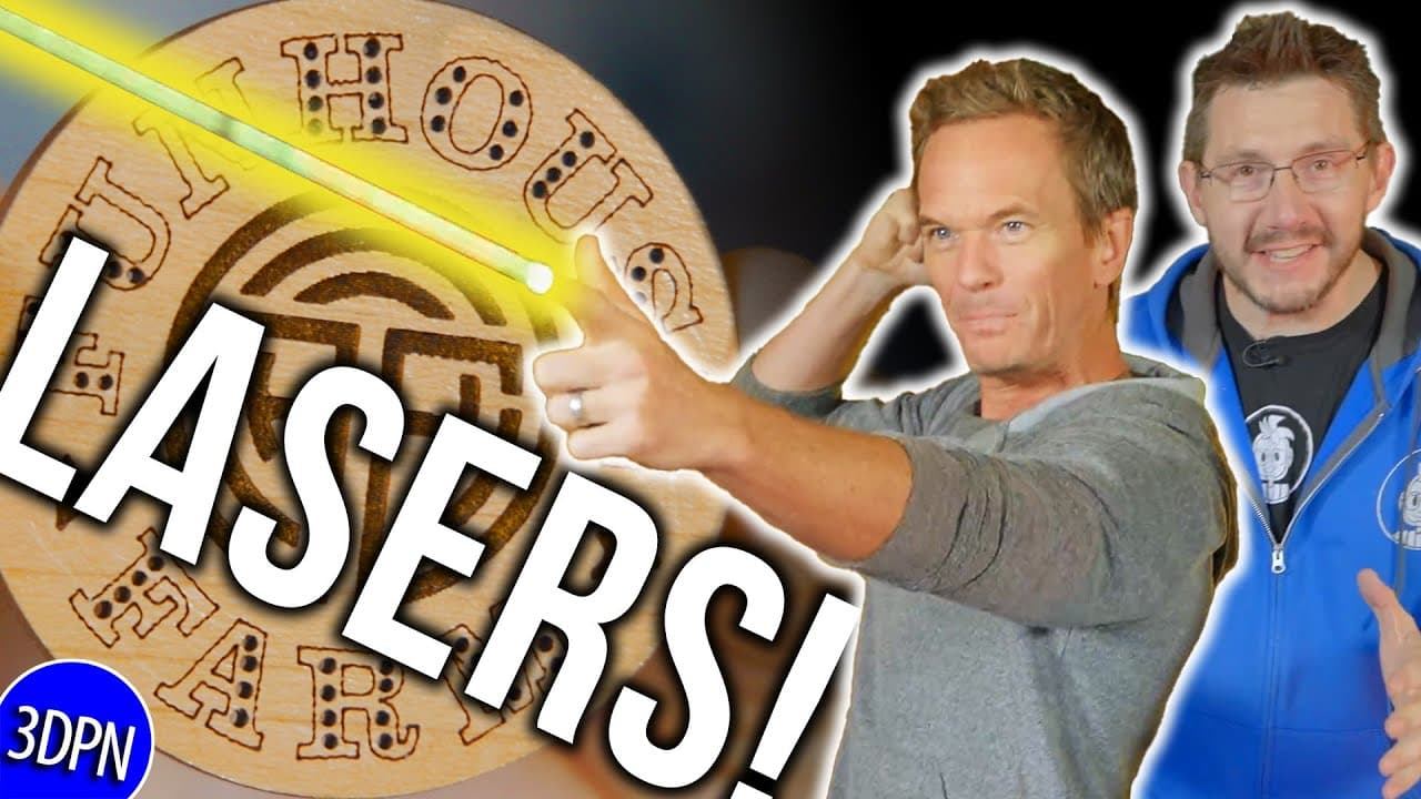 Neil Patrick Harris Lasers with Glowforge!