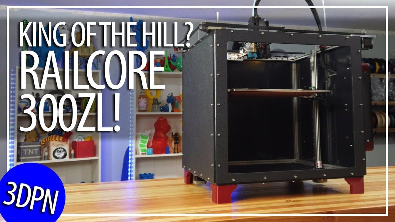 Railcore II 300ZL Project R3D 3D Printer Kit Review