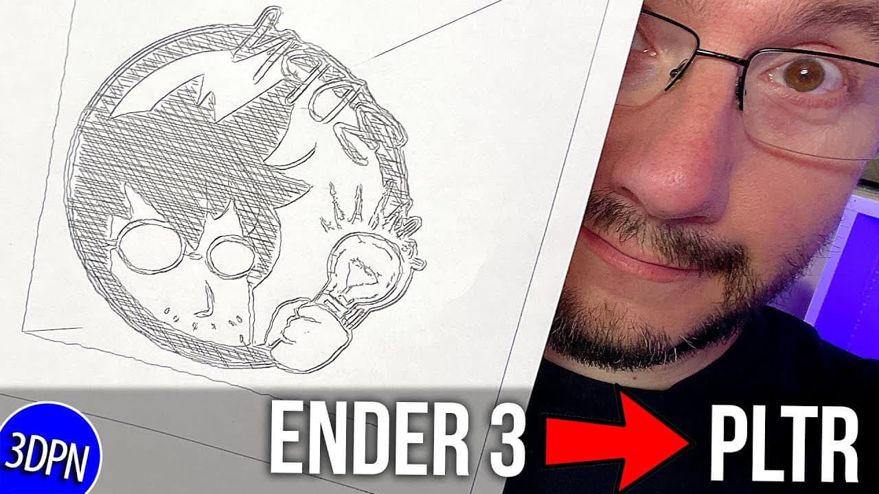 Pen Plotting on the Ender 3 using PLTR