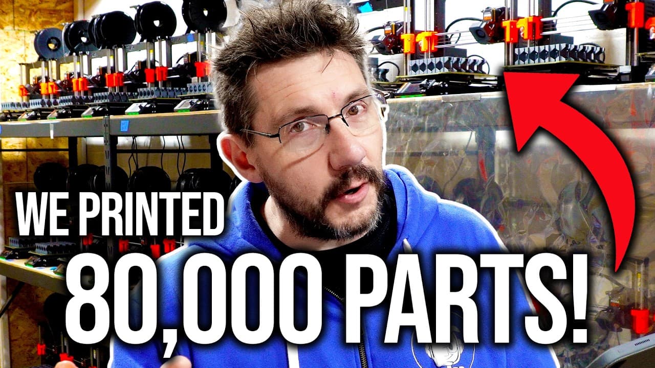 How We Used 50 Printers to Make 80,000 Parts!