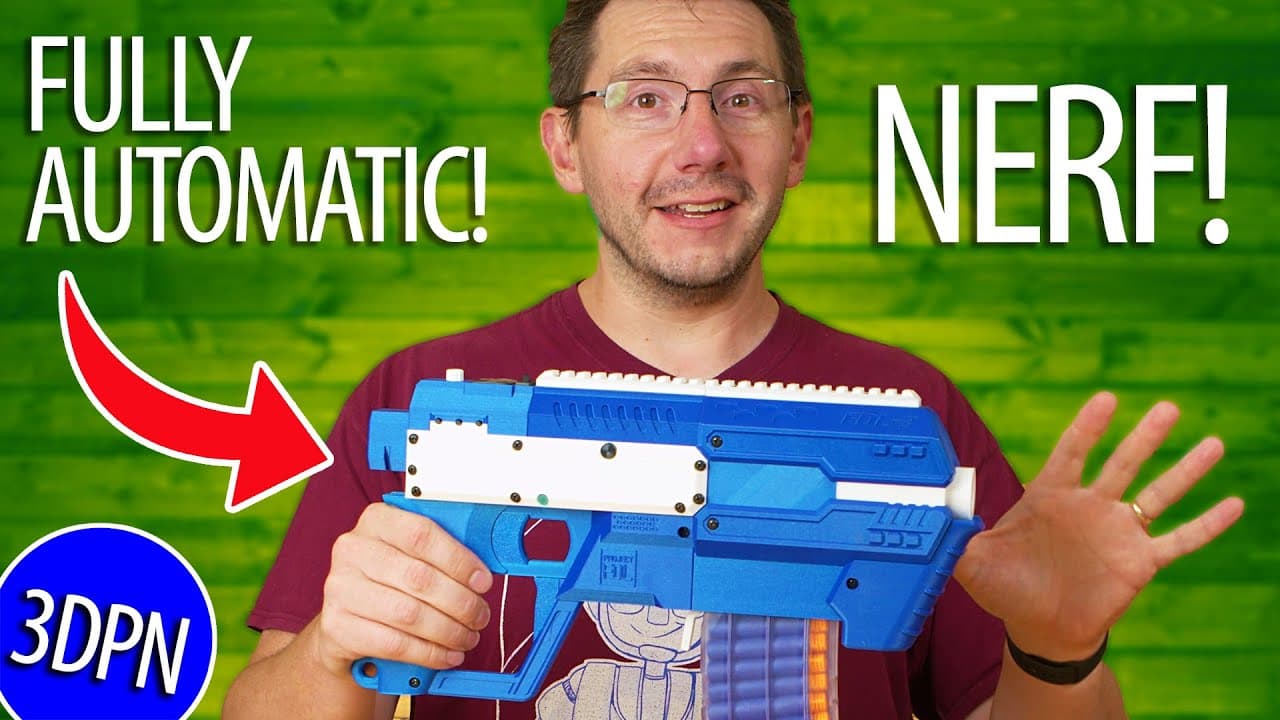 Fire Nerf Darts FAST - 3D Printing the Project FDL3 Blaster for ERRF!