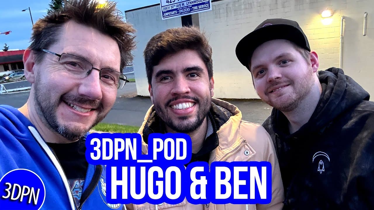 Today in 3D Printing 001 - ItsBoyInSpace + Hugo from STLFlix