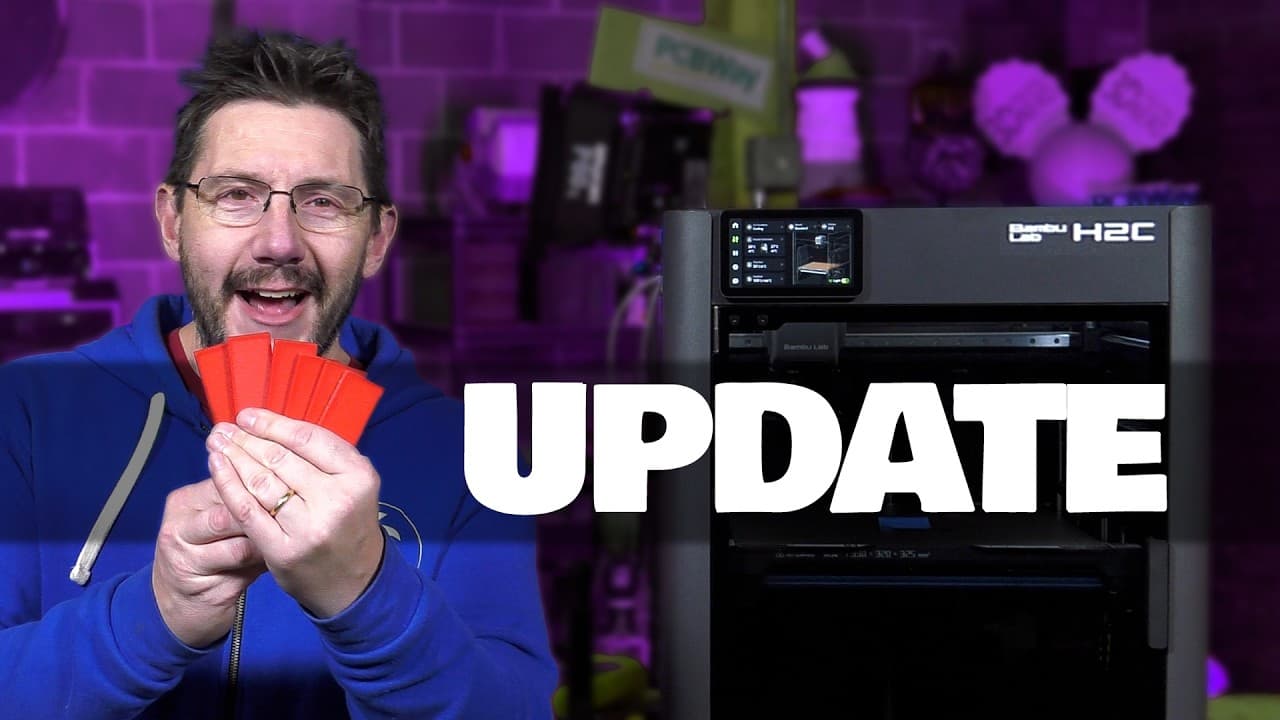 Bambu H2C Update - Bed Heating / Tullomer + Polymaker