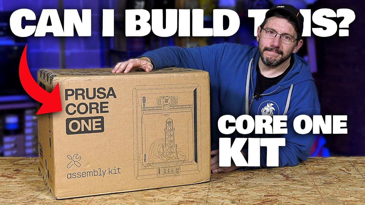 Building a Prusa CORE One 3D Printer!