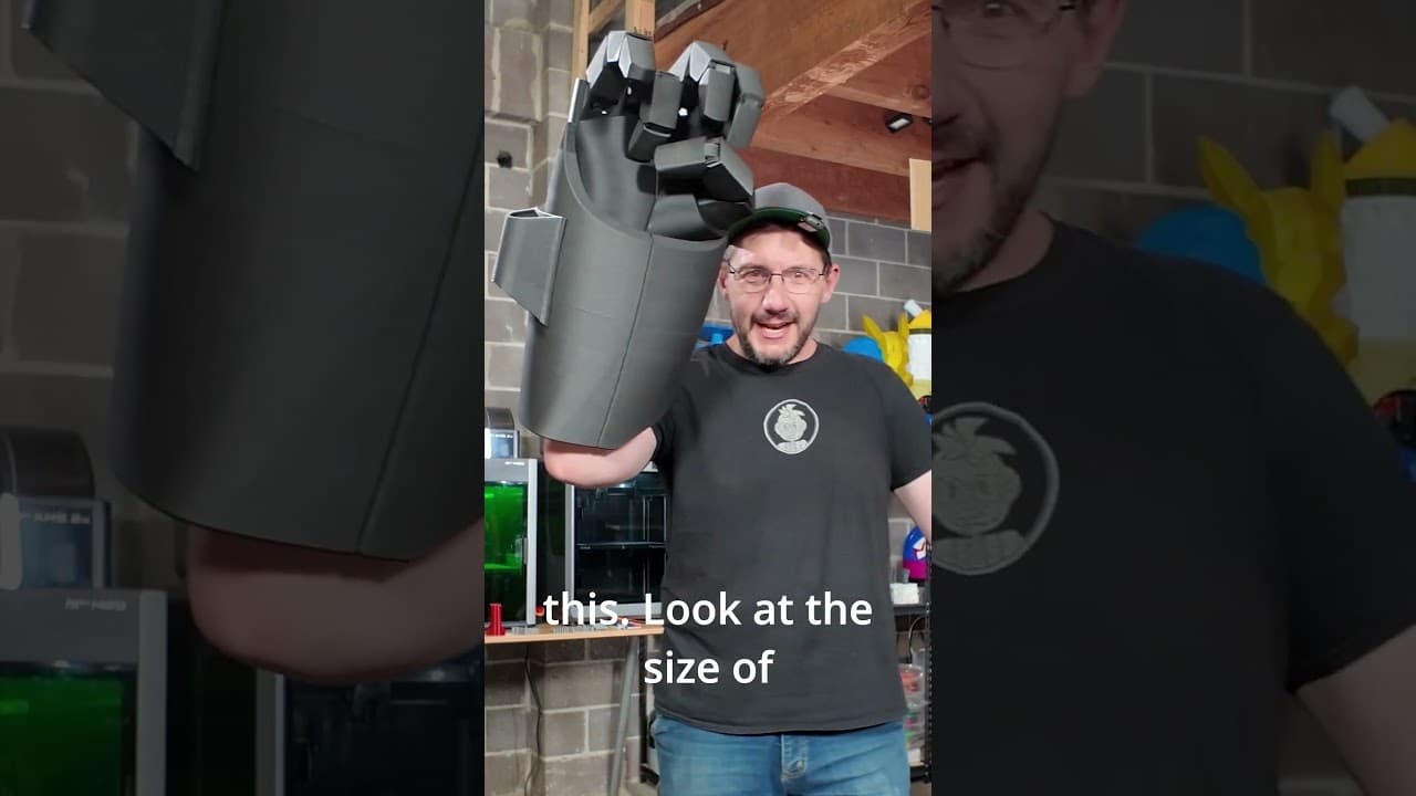 3D Printed Warhammer 40K Power Fist! #3dprinting #warhammer40k