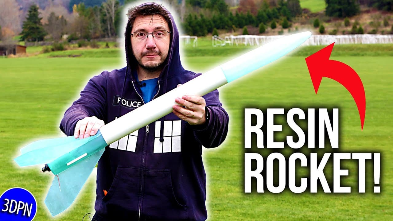 Faster Than Sound? 3D Printed Rocket!