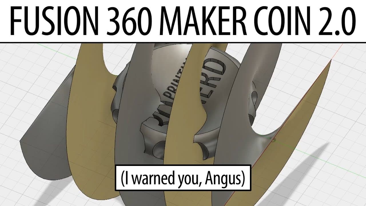 3D Printing Candy Cane Maker Coin - the Maker's Muse Fusion 360 Tutorial Next Logical Step