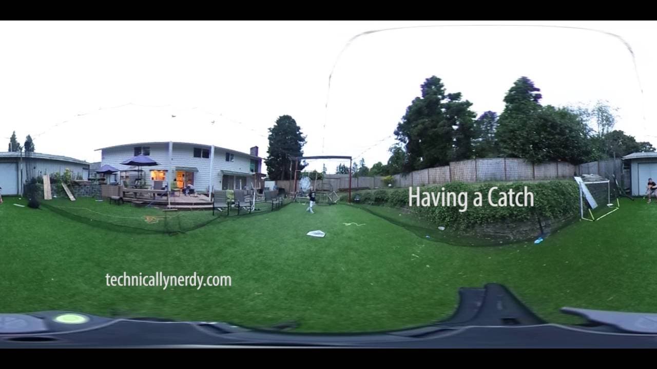 Having a Catch in 360 Degrees with Ricoh Theta S