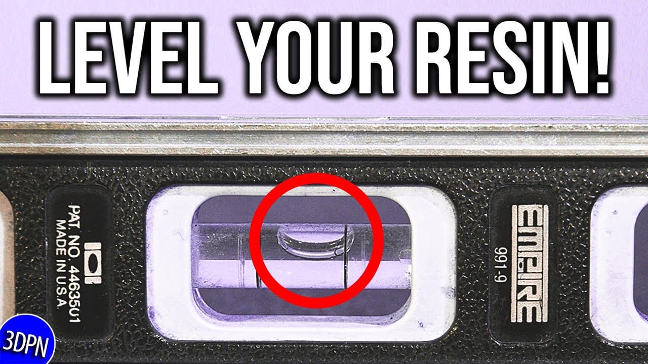 HOW TO LEVEL YOUR RESIN 3D PRINTER