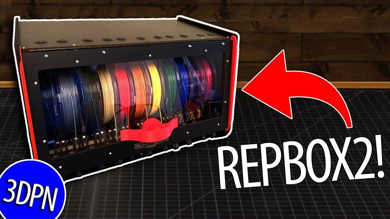 WAS LIVE: Spool Management for 3D Printers - RepBox2!