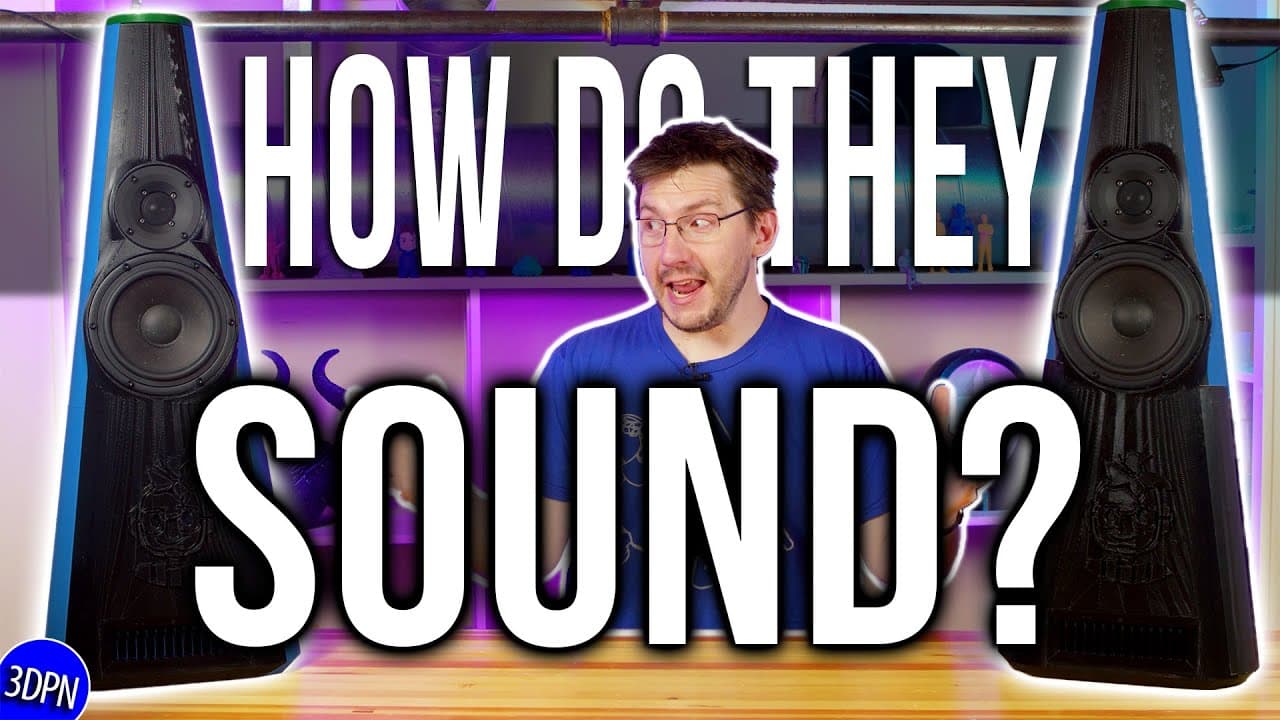 3D Printed Speakers Part 3: HOW DO THEY SOUND?