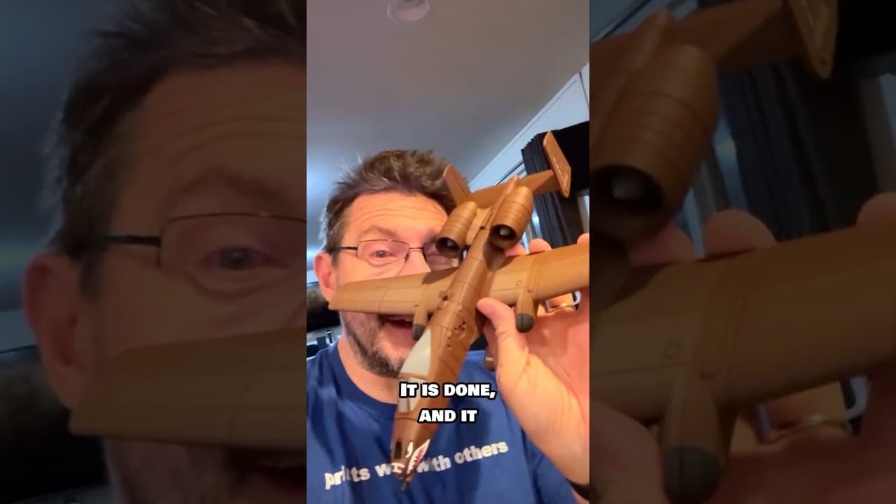 3D Printing an A10 Warthog! #3dprinting