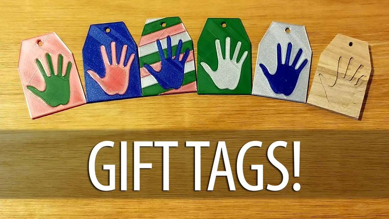 Custom Christmas Gift Tags - Using Fusion 360, Prusa Multi Material, & Inventables Carvey CNC