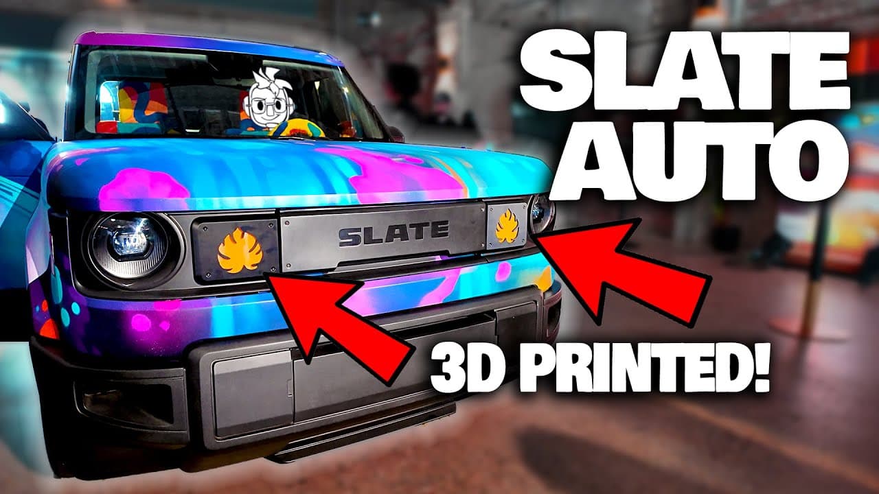 Slate Auto! 3D Printing Friendly Truck!