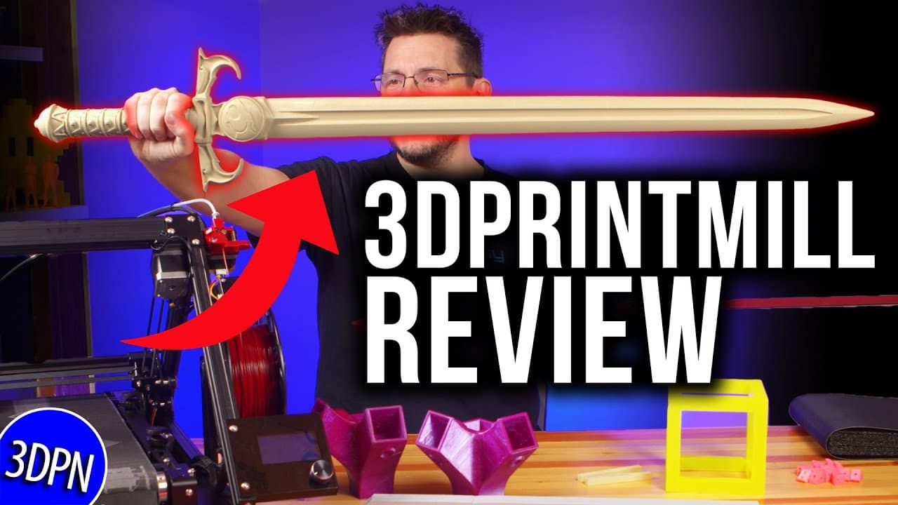 Creality CR-30 / Naomi Wu's 3DPrintMill Review - SWORD OF OMENS!