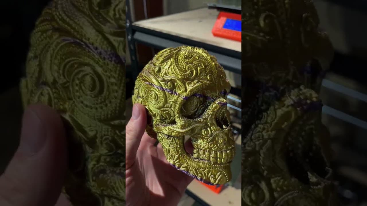 Hex3D Sugar Skull! #shorts