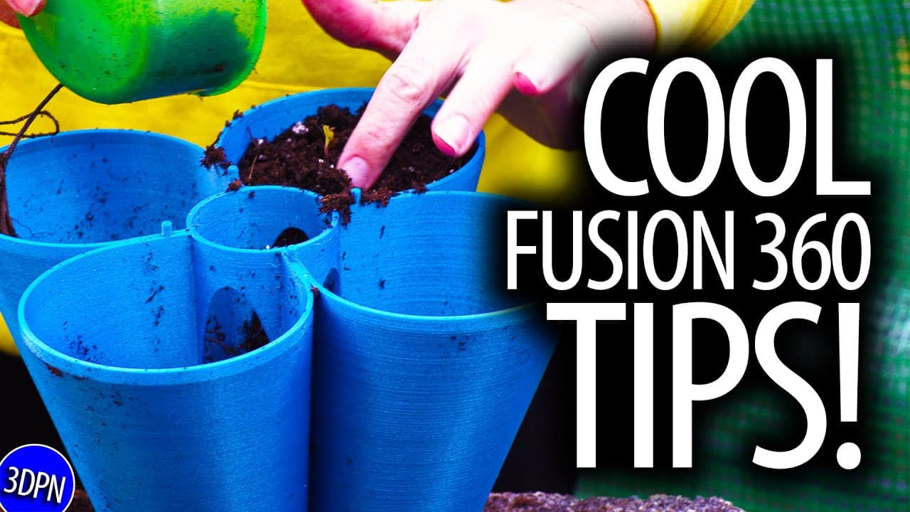Fusion 360 Tips & Tricks for 3D Printing a Practical Garden Print!