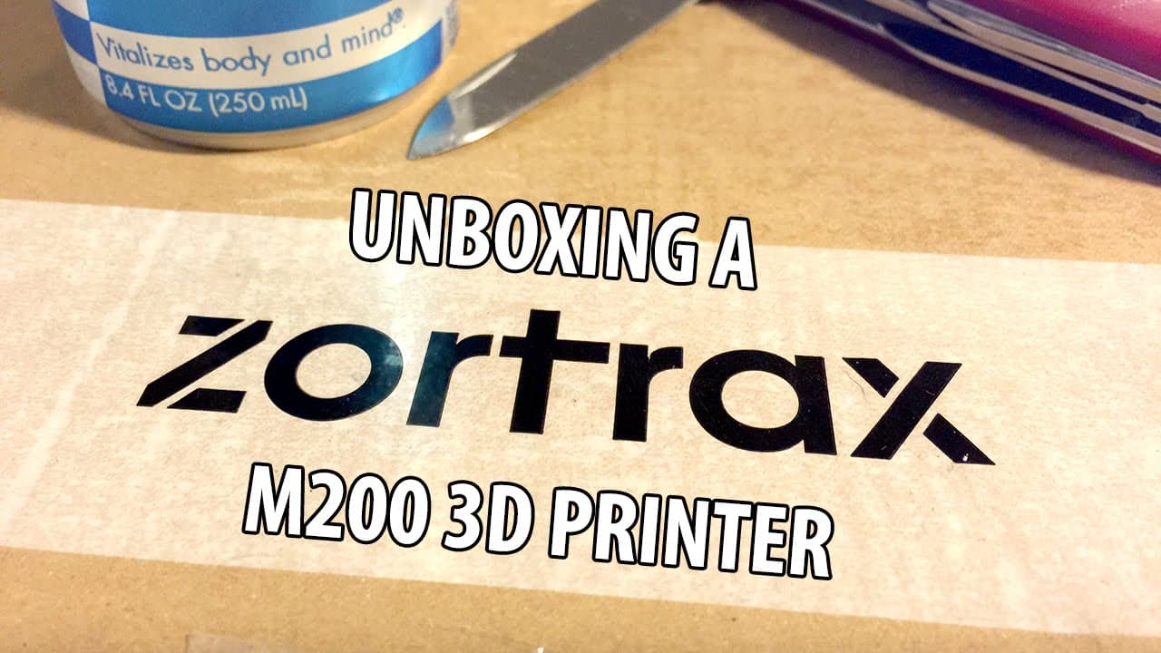 WAS LIVE: Unboxing The Zortrax m200 3D Printer