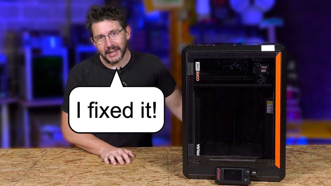 Prusa CORE One NOW Stands Better!