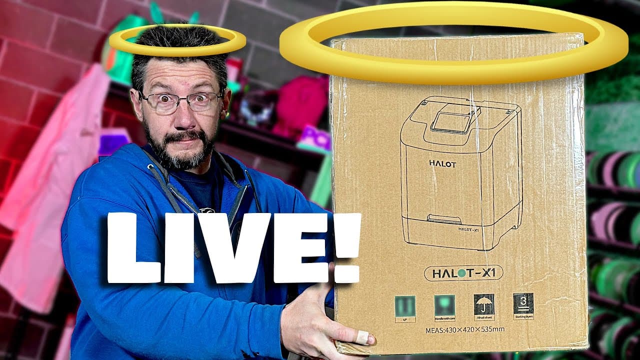 PioCreat3D Halot-X1 LIVE!