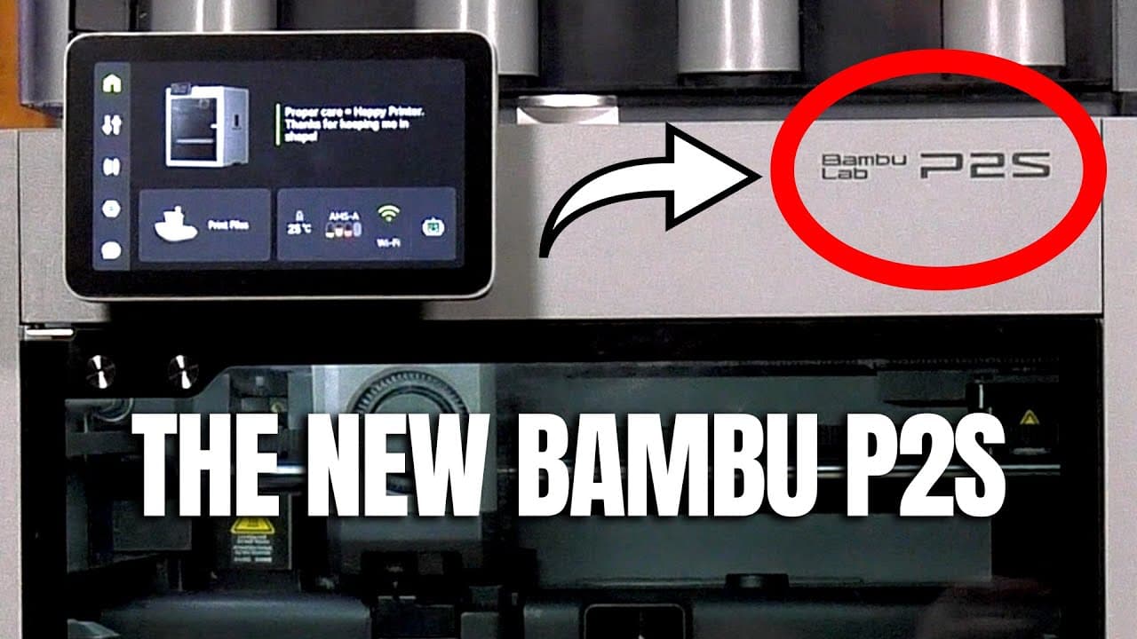 Bambu P2S - FULL UNBOXING and FIRST PRINT