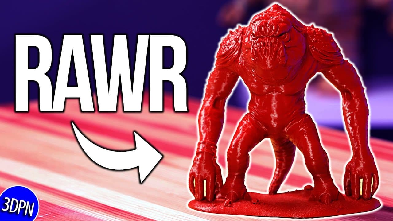 3D Printed Rancor from Star Wars - AND YOU CAN TOO!