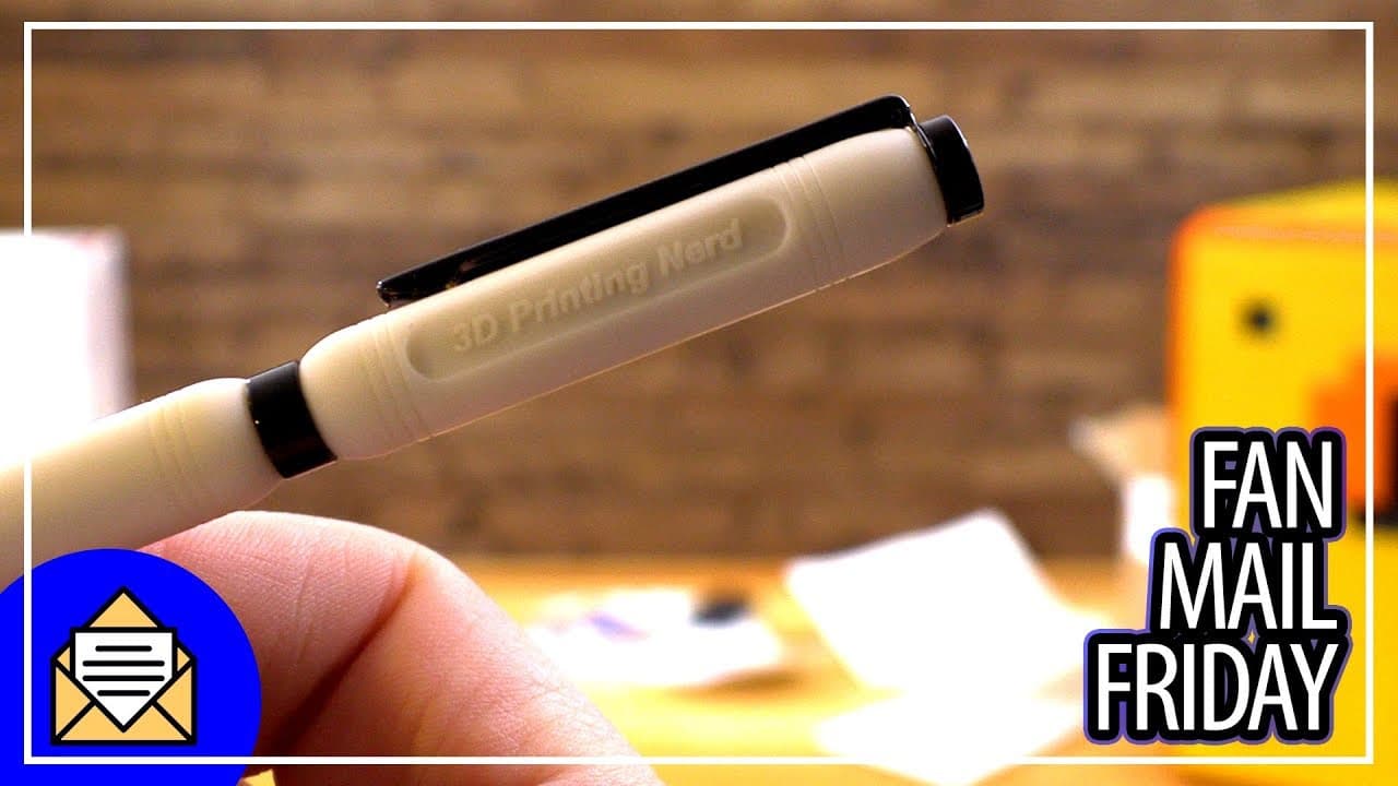 3D Printed PENS! - Fan Mail Friday