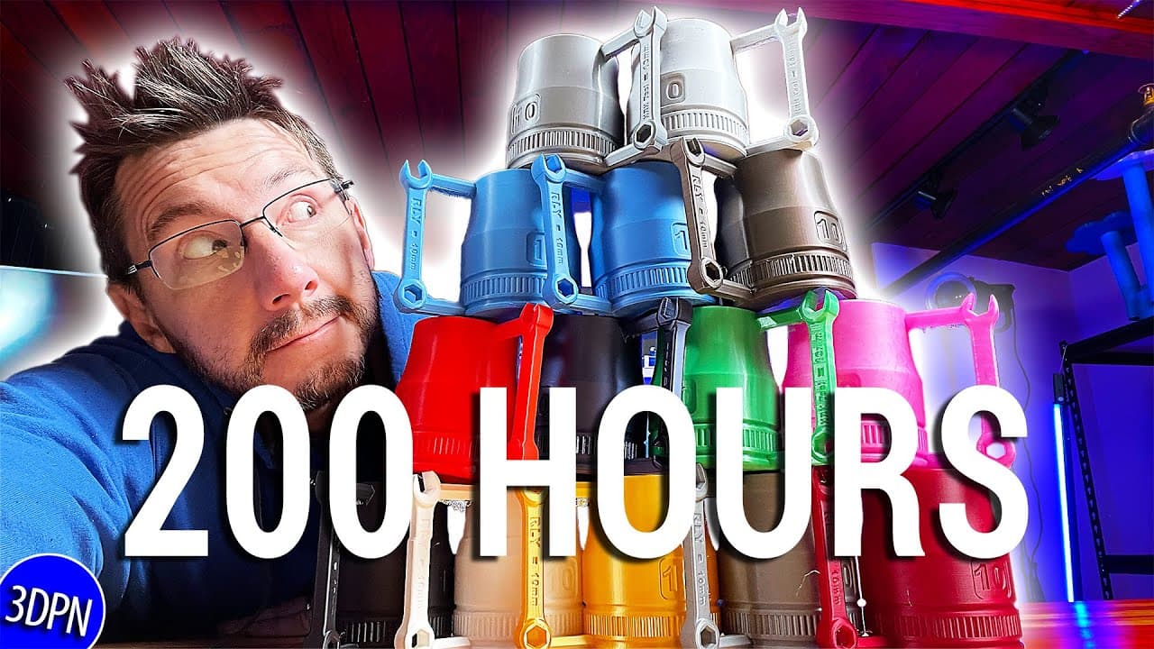 14 FILAMENTS & 200 HOURS! Flashforge Adventurer 4 FIRST LOOK!