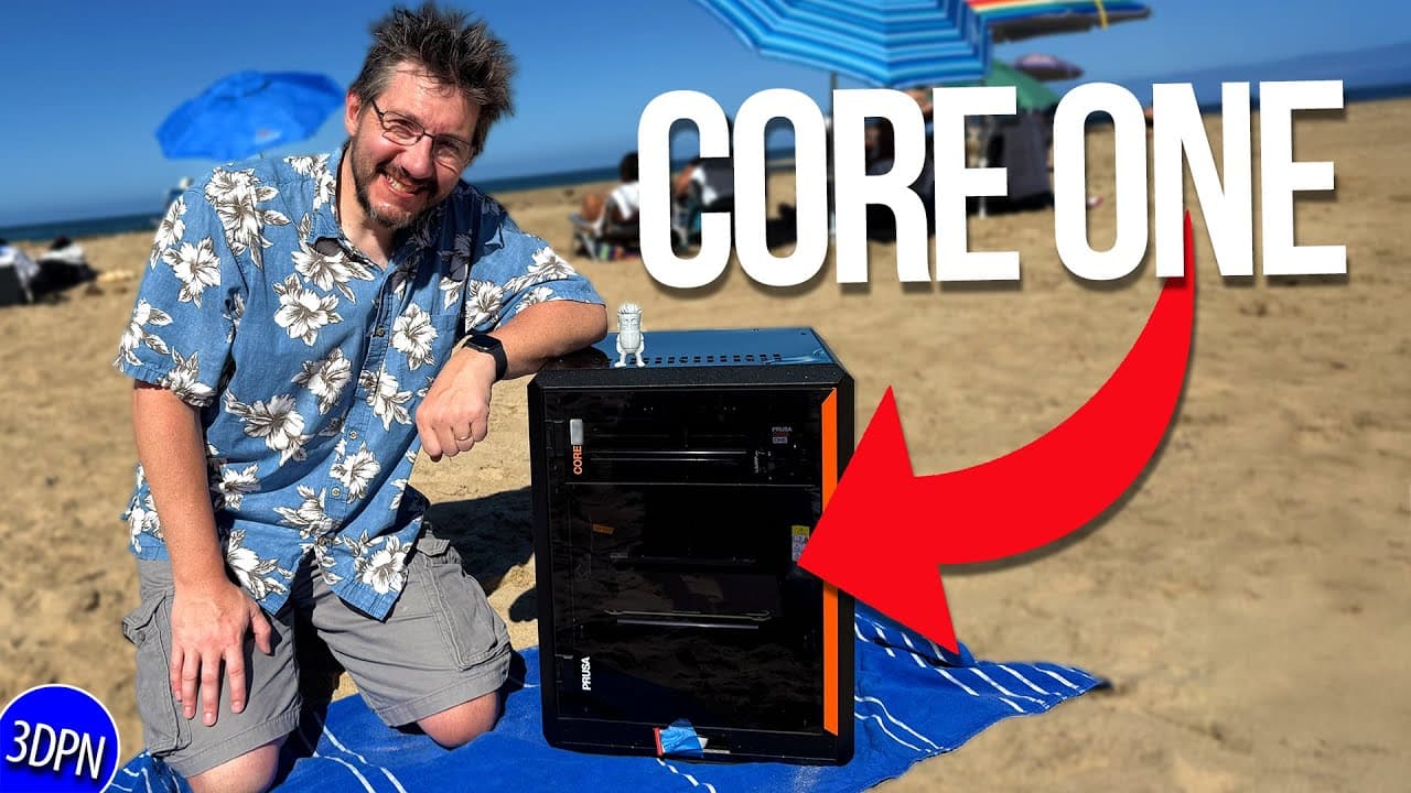 Taking the Prusa Core One TO THE BEACH?!