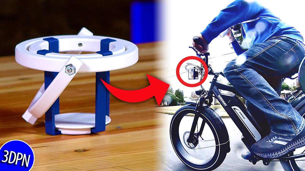 WILL THIS SURVIVE? 3D Printed Cup Holder on the Himiway Cruiser Fat Tire E-bike!
