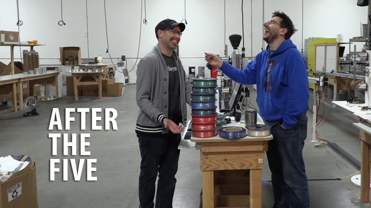 AFTER THE FIVE - Making Custom Proto Pasta Filament #3dprinting