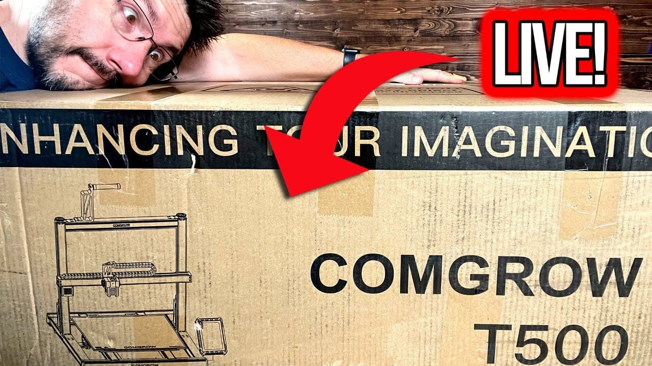 MASSIVE & $899! Comgrow T500 Unbox & First Print LIVE!