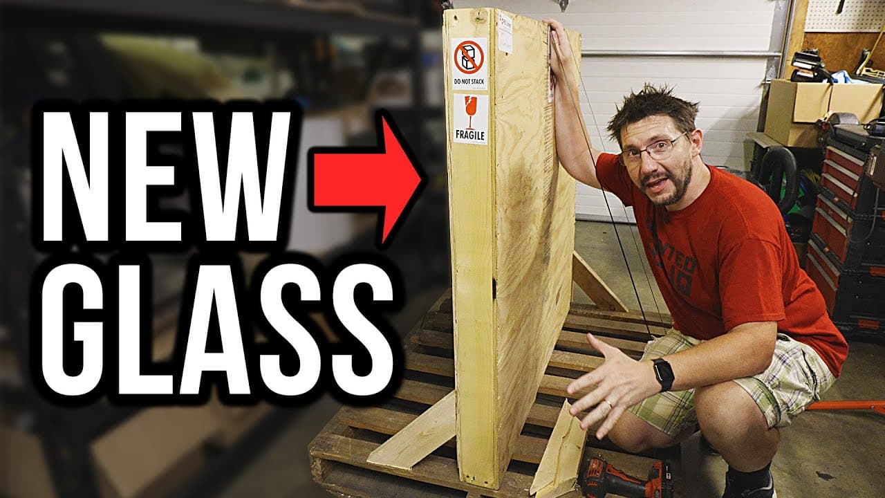 NEW GLASS for the $38,000 3D Printer!!!